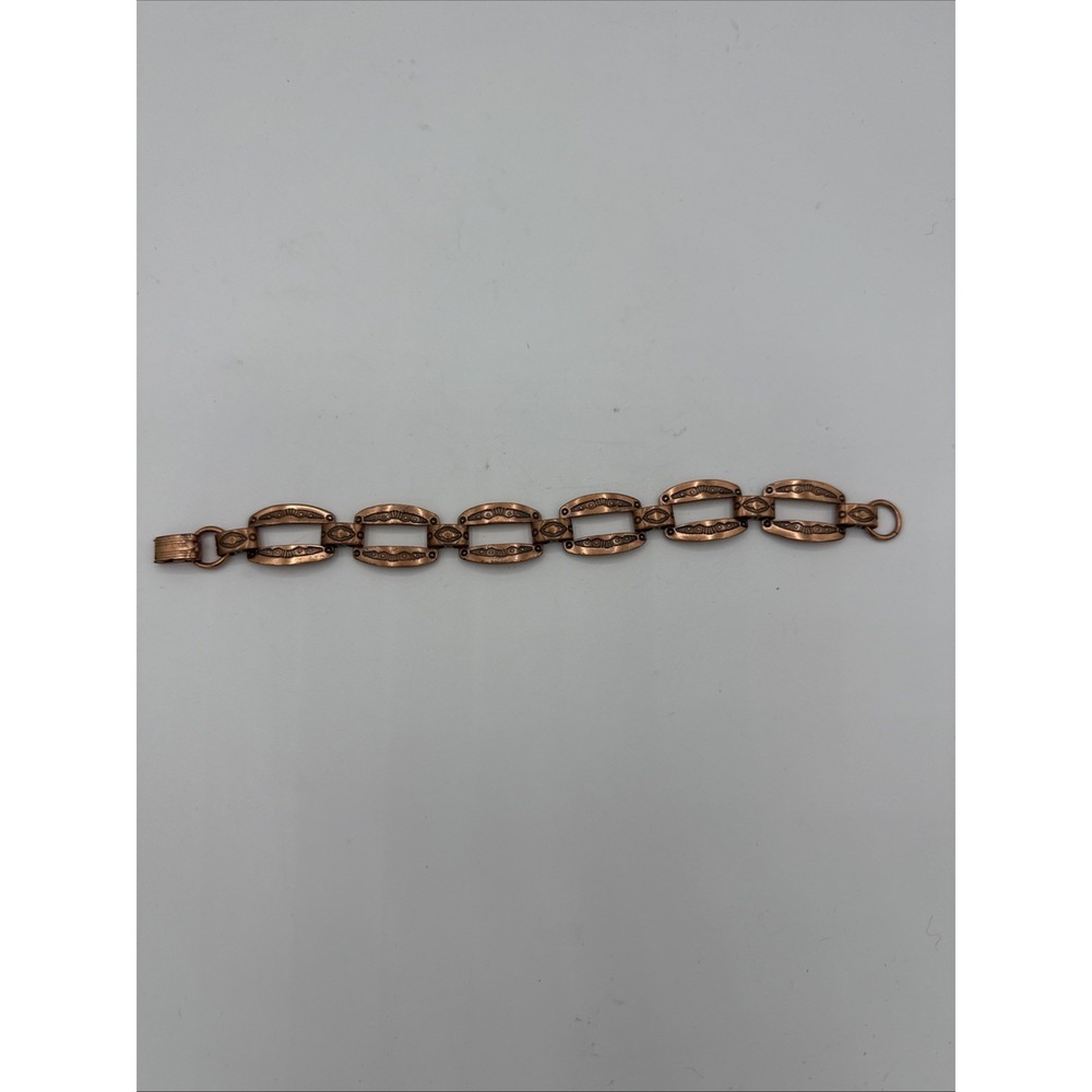 Native American Navajo Copper link Bracelet 8 in